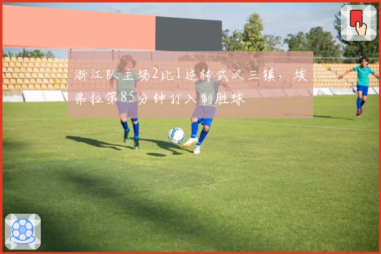 浙江队主场2比1逆转武汉三镇，埃弗拉第85分钟打入制胜球